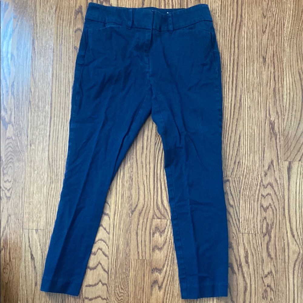 LOFT Dark Blue Petite Trousers